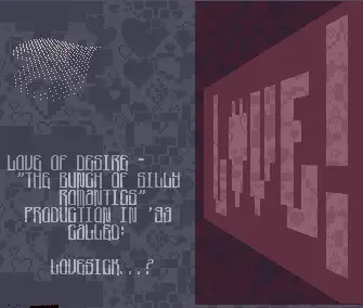Lovesick? - by Desire - 1993 - Intro