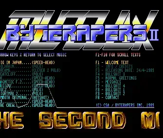 Muzzax 2 - by Byterapers - 1989 - Musicdisk