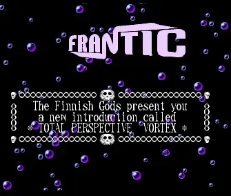 Total Perspective Vortex - by Frantic Finland - 1991 - Intro