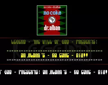Dr Alban's No Coke Mix - by Legend - 1991 - Demo
