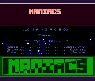 Lovely Bubbly - by Maniacs - 1993 - Intro