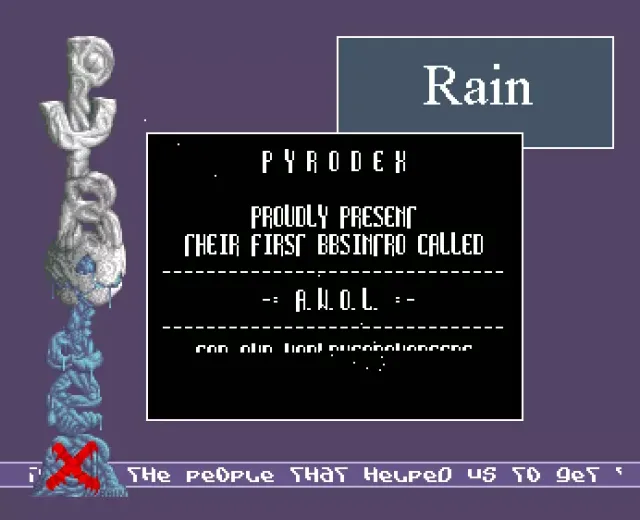 AWOL - by Pyrodex - 1992 - Intro