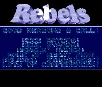 The Hideout Thing - by Rebels - 1991 - Intro