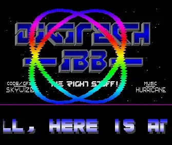 The Right Stuff - by Digitech - 1989 - Intro