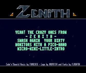 Ackernews Intro - by Zenith - 1992 - Intro