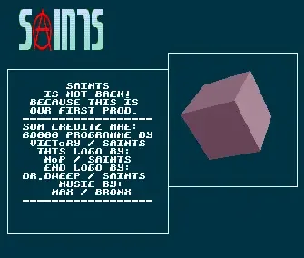 First - by Saints - 1993 - Intro