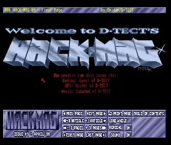 Hack-Mag 04 - by D-Tect - 1991 - Magazines