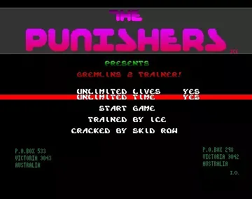 Gremlins 2: The New Batch +2 - by Punishers - 1990 - Cracktro