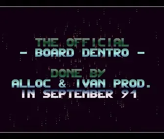 Board Dentro - by The Special Brothers - 1991 - Demo